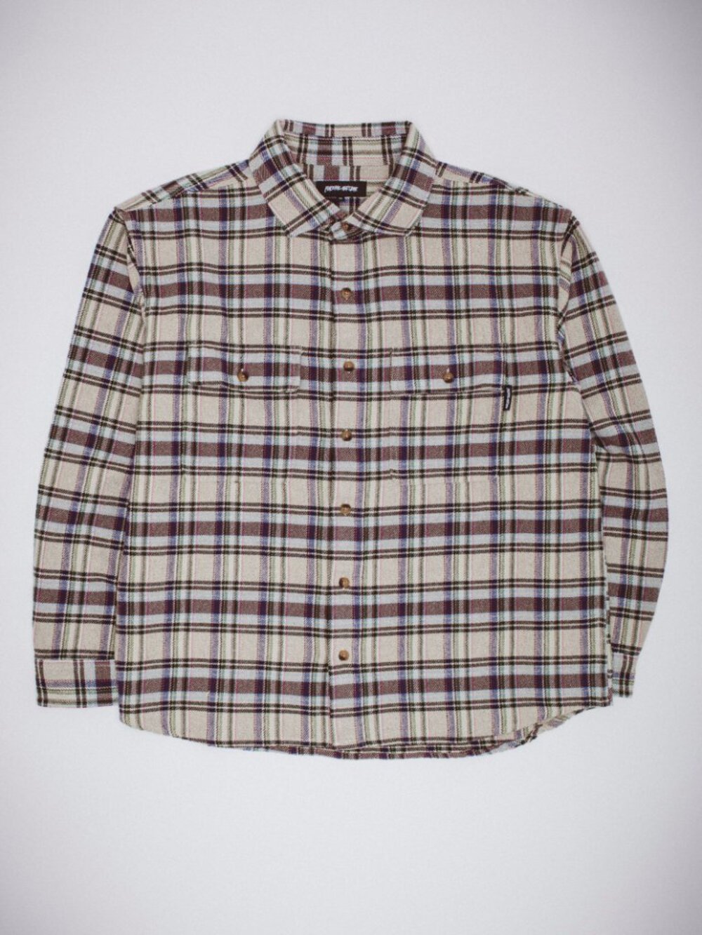 Fucking Awesome Rusty Plaid Flannel Overshirt NWT Large Skate Streetwear